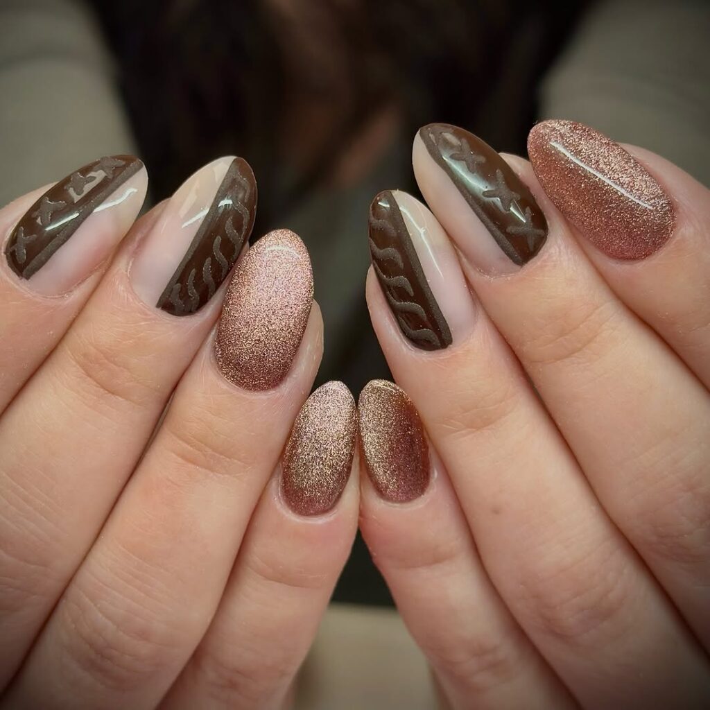 Cozy Sweater Nails