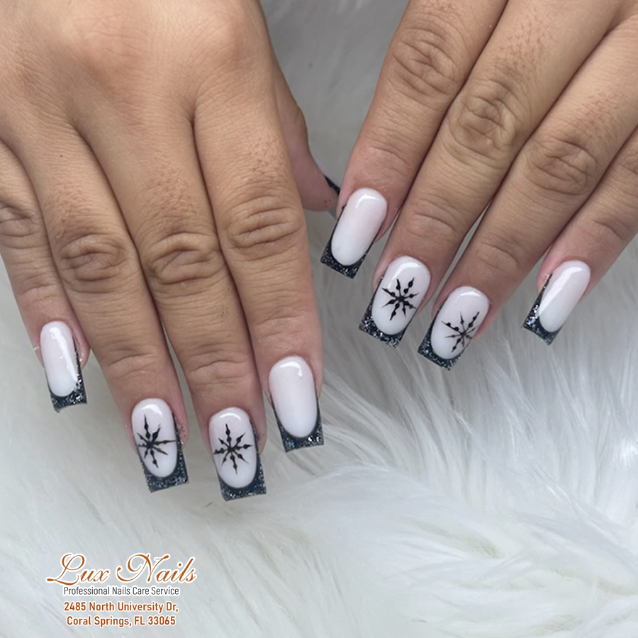 Snowflake Nails
