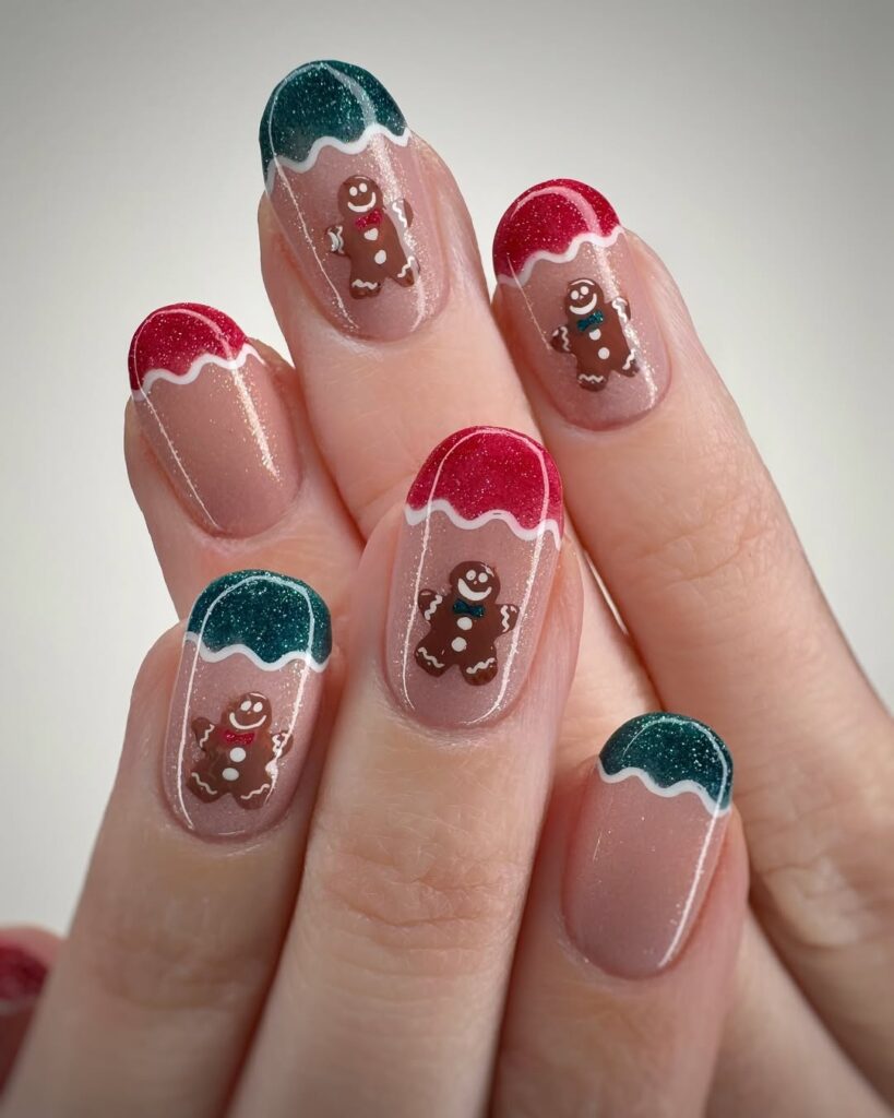 Gingerbread Man Nails
