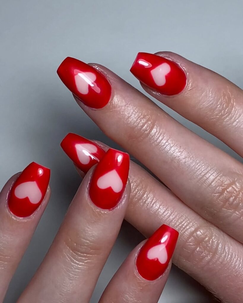 Negative Space Hearts