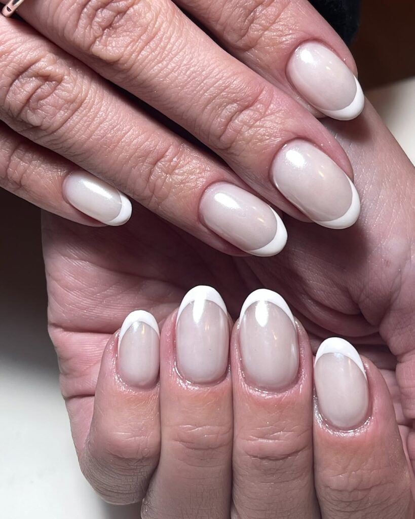 Classic Nude French Tips