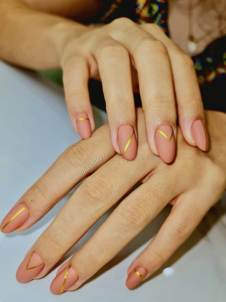 Matte Minimalist Nails