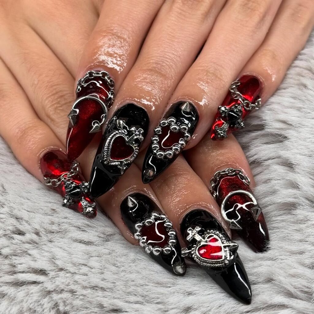 Black & Red Gothic Romance