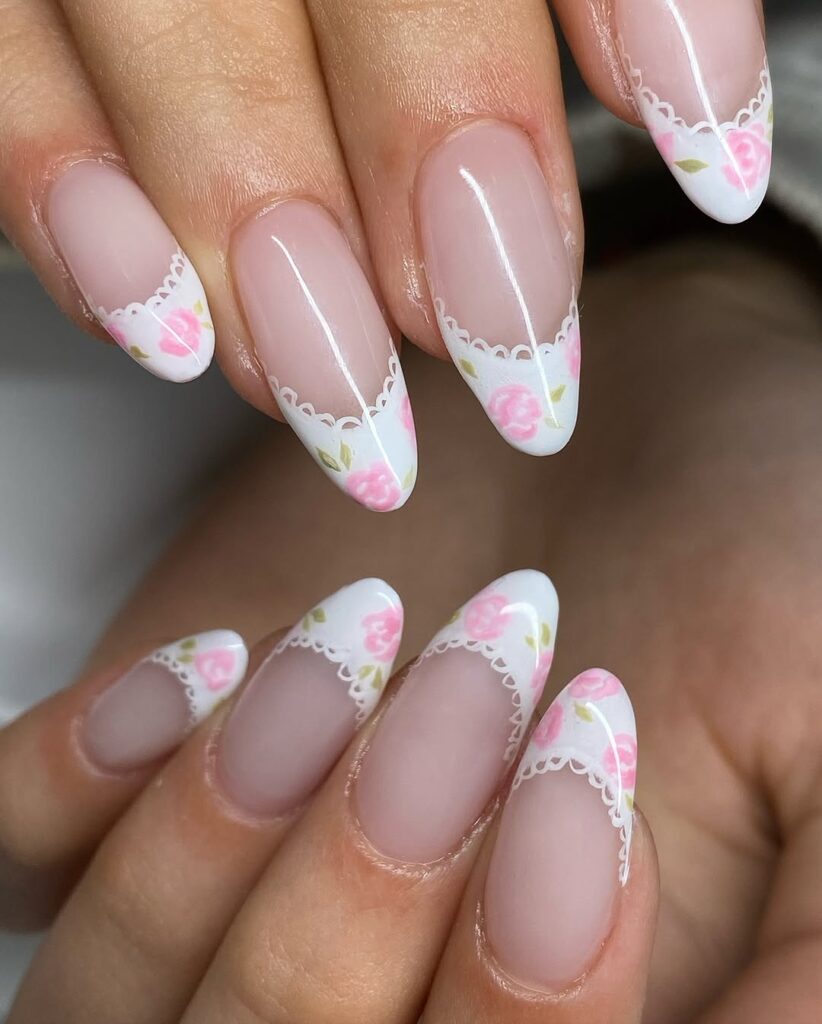 Romantic Lace Nails
