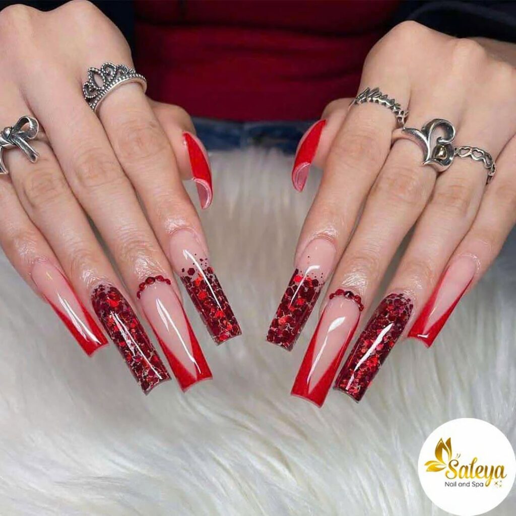 Red with Rhinestones & Gems