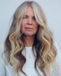 Side-Parted Long Hair with Soft Curls