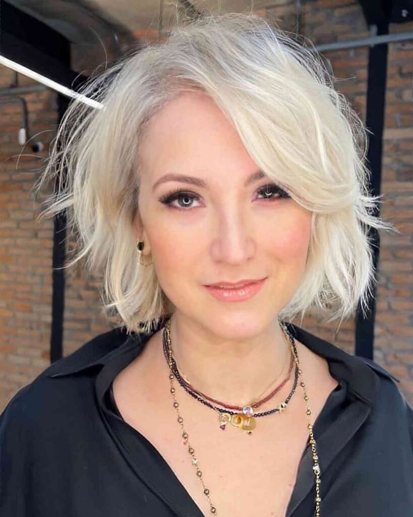 Sleek Bob with Side Bangs