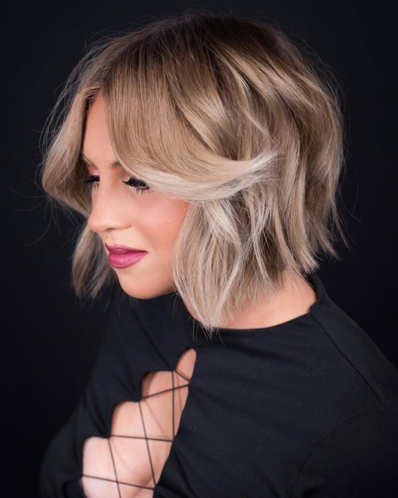 Asymmetrical Butterfly Bob