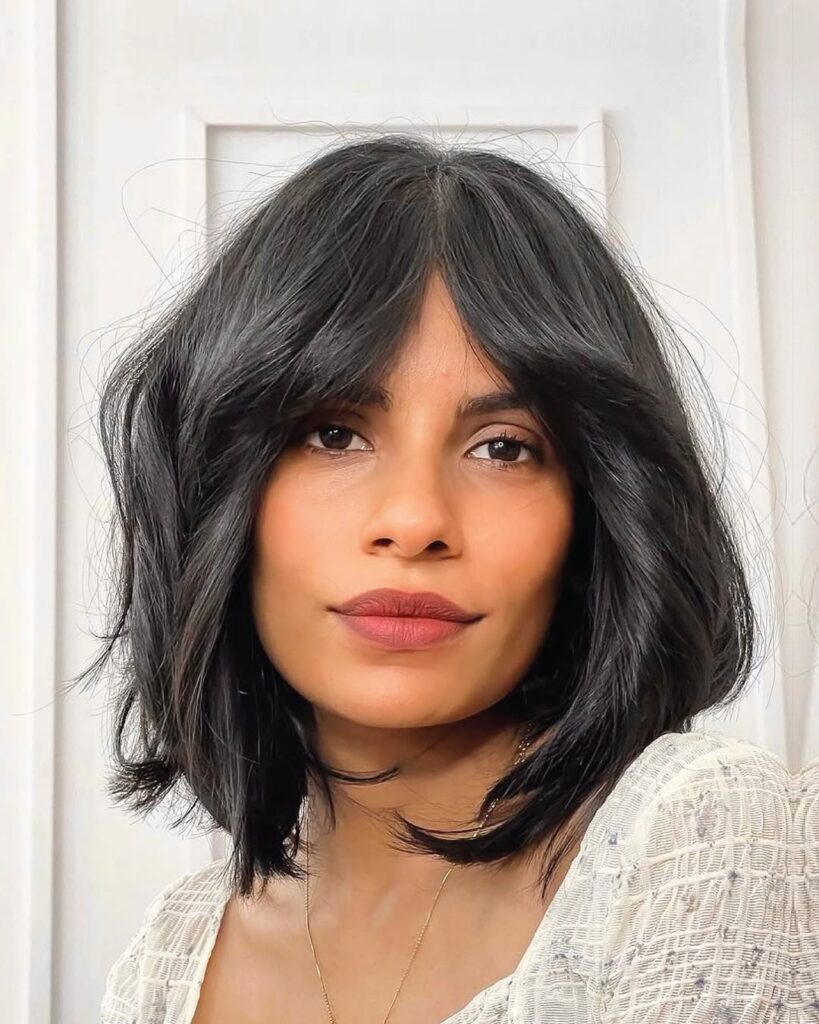 Inverted Bob with Full Fringe