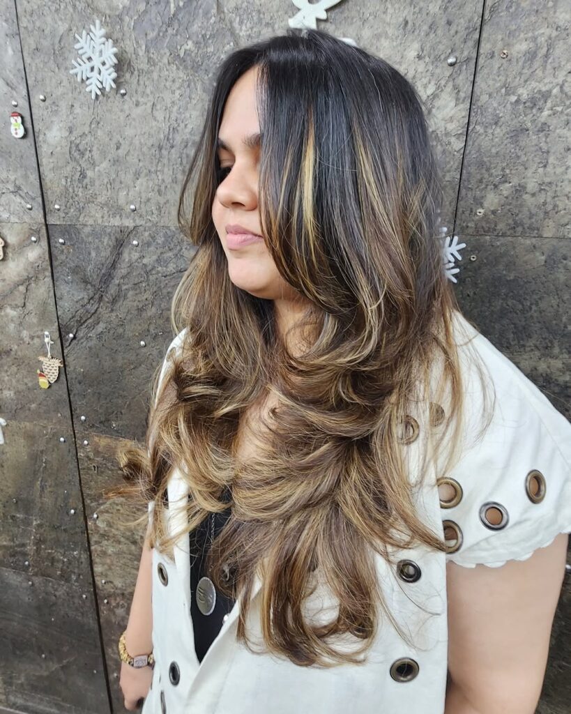 Textured Butterfly Mullet